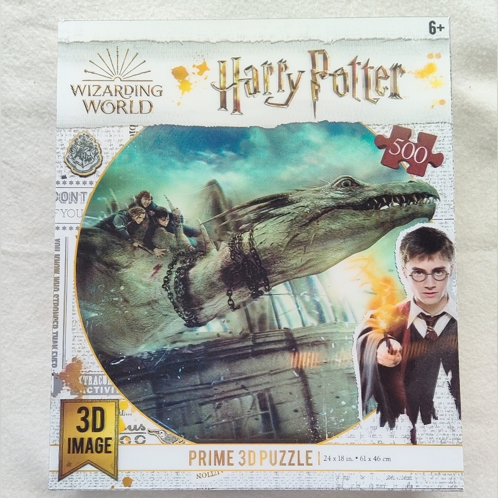Harry Potter 3D Puzzle 500 Pieces Appears Sealed Wizarding World